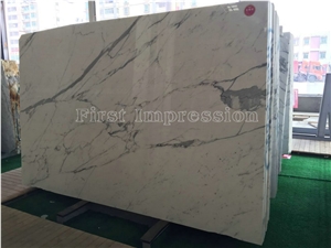 Statuario White Marble Tiles & Slabs/Snowflake White Marble/Bianco Statuario Venato/Snowflake White/Arabescato Corchia Tiles/White Marble