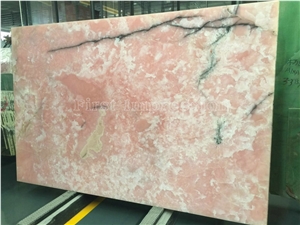 Wholesale Pink Onyx/Pink Onyx Big Slabs/Translucent Onyx/Wholesale/Onyx Floor Tiles/Onyx Wall Tiles/Pervious To Light