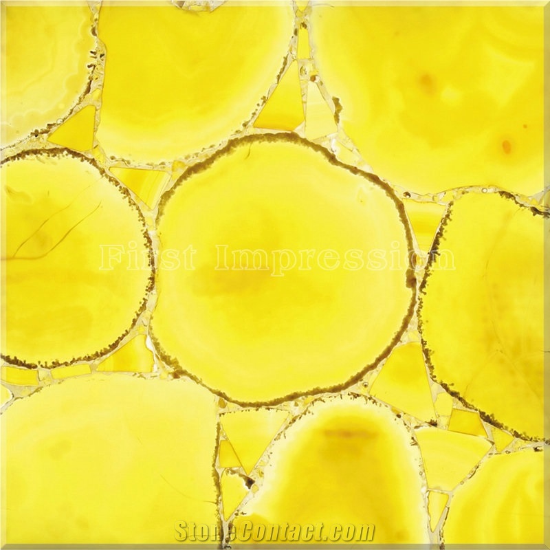 Yellow Agate Brazil Backlit Gemstone Slab /Yellow Agate Tiles /Yellow Agate Semiprecious Stone Wall/Yellow Agate Stone Panels/Yelow Agate Slab for Tabletop