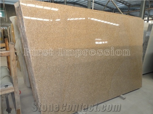 Yellow Granite G682/Chinese Sunset Gold Granite/Golden Sand Granite Slab/Rusty Yellow Granite/Good Polished Cheap Granite Floor & Wall Covering Tiles/Rust Granite/New Polished G682 Granite Slab & Tile