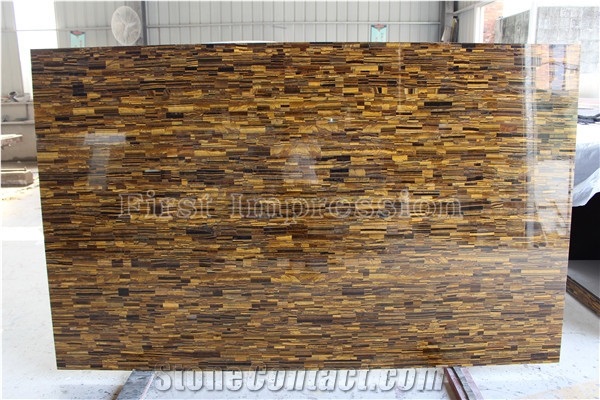 Yellow Tiger Eye Gemstone Slabs /Golden Tiger Eye Slab/Yellow Tiger Eye Semippreciouse Stone Slabs and Tiles