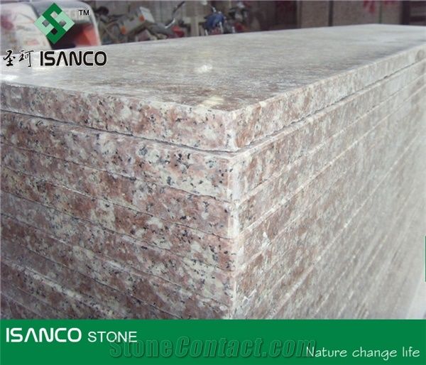 China Gutian Granite Stair Treads Peach Blossom Red Granite Staircase Peach Purse Granite G687 Granite Steps Taohua Red Granite Stair Riser Peach Flower Red Granite Stair Threshold Cheap Red Granite