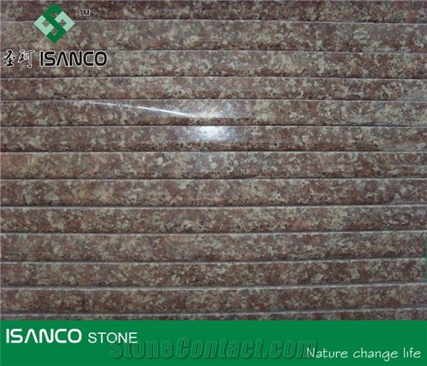 China Gutian Granite Stair Treads Peach Blossom Red Granite Staircase Peach Purse Granite G687 Granite Steps Taohua Red Granite Stair Riser Peach Flower Red Granite Stair Threshold Cheap Red Granite