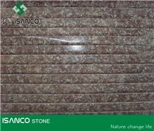 China Gutian Granite Stair Treads Peach Blossom Red Granite Staircase Peach Purse Granite G687 Granite Steps Taohua Red Granite Stair Riser Peach Flower Red Granite Stair Threshold Cheap Red Granite