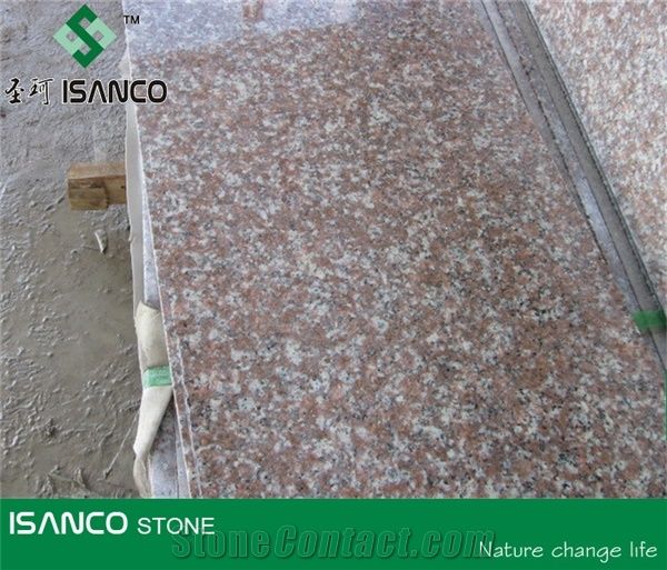 China Gutian Granite Stair Treads Peach Blossom Red Granite Staircase Peach Purse Granite G687 Granite Steps Taohua Red Granite Stair Riser Peach Flower Red Granite Stair Threshold Cheap Red Granite