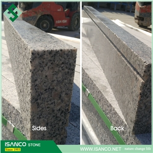 China Zhaoyuan Granite Window Surround Zhaoyuan Pearl Granite Door Frame Pearl White Granite Door Surround G383 Granite Window Frame Peral Flower Granite Window Sills Light Grey Granite