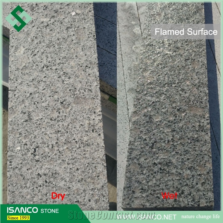 China Zhaoyuan Granite Window Surround Zhaoyuan Pearl Granite Door Frame Pearl White Granite Door Surround G383 Granite Window Frame Peral Flower Granite Window Sills Light Grey Granite