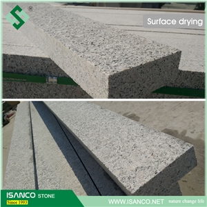 China Zhaoyuan Granite Window Surround Zhaoyuan Pearl Granite Door Frame Pearl White Granite Door Surround G383 Granite Window Frame Peral Flower Granite Window Sills Light Grey Granite