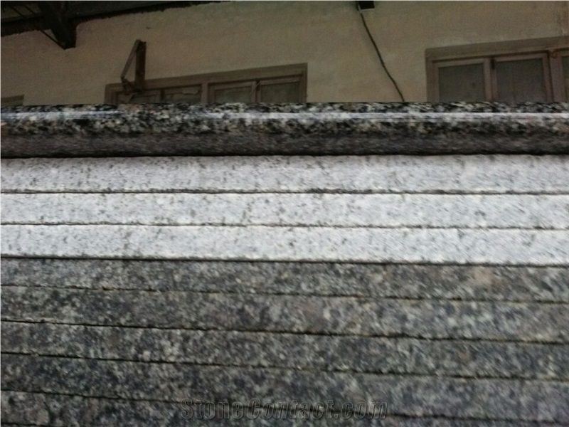 Dark Grey Color Good Quality G654 Polished Surface Finishing Granite Steps, Risers