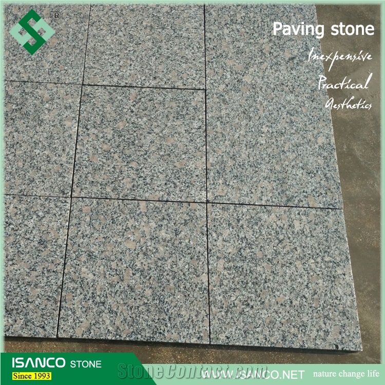 G383 Granite Flamed Kerbstones Customized Variegated Granite Kerb Stone Paradies Pearl Granite Curbstone Pearl Flower Granite Side Stone Light Gray Granite Road Stone Zhaoyuan Granite Cheap Prices