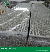Luoyuan Red Granite Deck Stair High Polished Copper Brown Granite Staircase Majestic Mauve Granite Stair Riser Tea Brown Granite Stair Treads Vibrant Rose Granite Stair Threshold Sunset Granite Stone