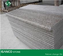 Luoyuan Red Granite Deck Stair High Polished Copper Brown Granite Staircase Majestic Mauve Granite Stair Riser Tea Brown Granite Stair Treads Vibrant Rose Granite Stair Threshold Sunset Granite Stone