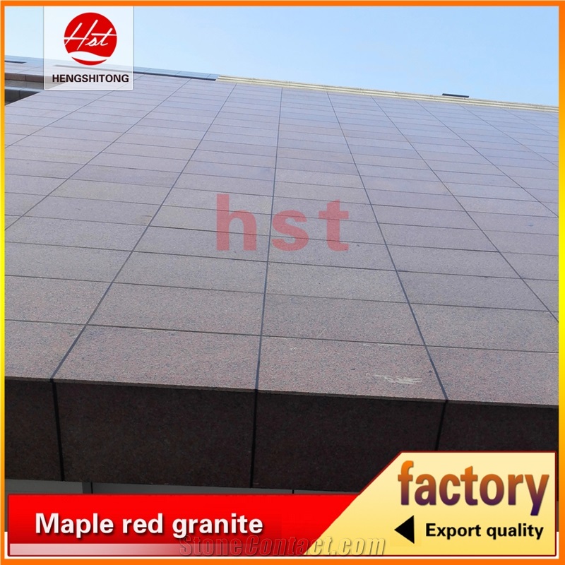 G562 China Maple Red Granite Wall Covering Slabs & Tiles
