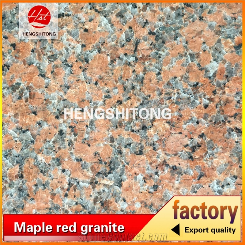 G562 China Maple Red Granite Wall Covering Slabs & Tiles