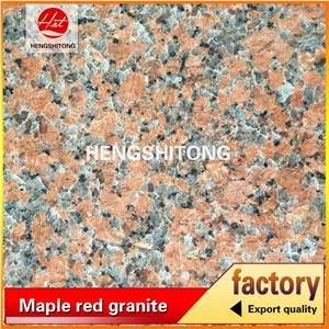 G562 China Maple Red Granite Wall Covering Slabs & Tiles