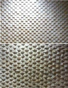 Ledgestones & Mosaic Tiles, Brown Sandstone Mosaic