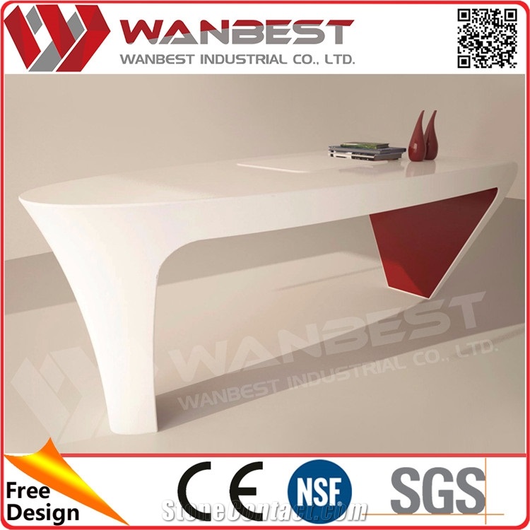 Elegant Black High Gloss Executive Office Desk Office Reception Desk Design