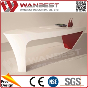 Elegant Black High Gloss Executive Office Desk Office Reception Desk Design