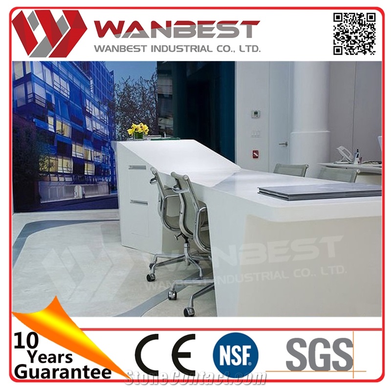 Hot Selling Big Manger Office Desk Design White High Gloss Utive Office Desk