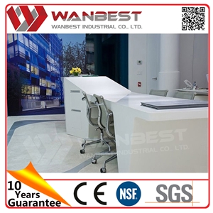 Hot Selling Big Manger Office Desk Design White High Gloss Utive Office Desk