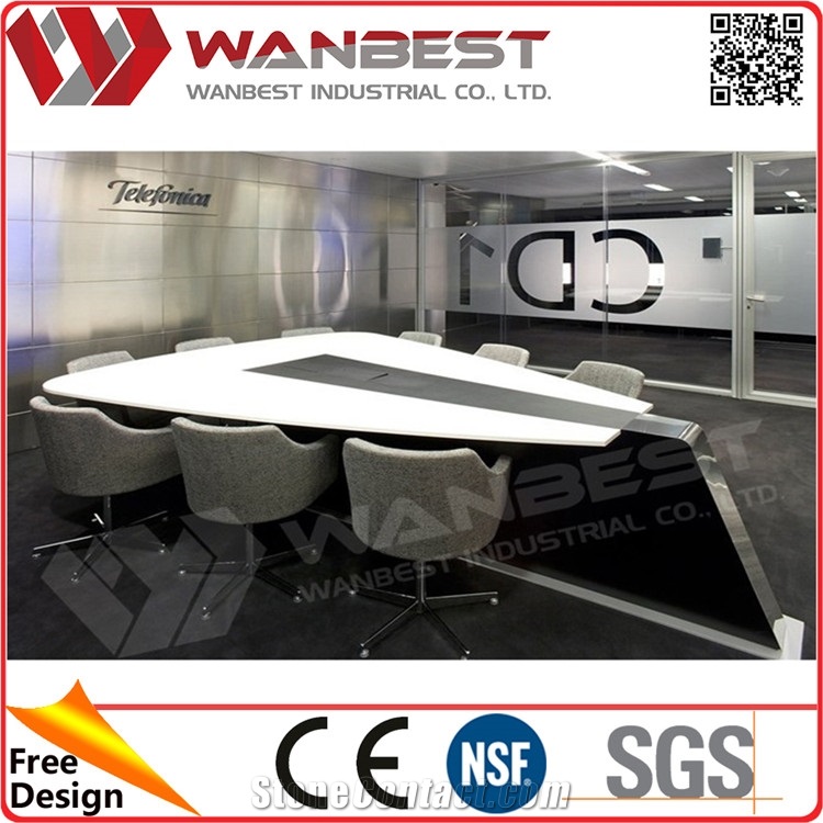 Luxury Furniture Conference Room Stone Conference Table
