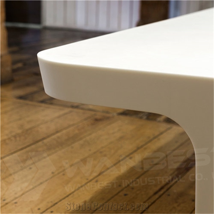 Modern Office/Hotel/Retail Store Used Custom Artificial Marble Salon Reception Desk