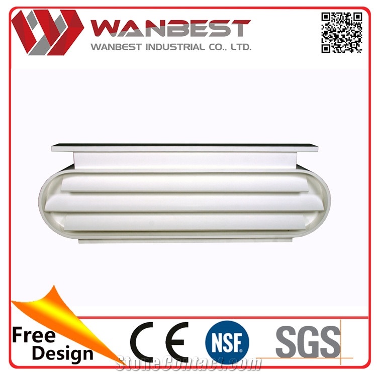 Special Design Office Reception Counter Hotel Cash Counter Lobby Front Reception Desk