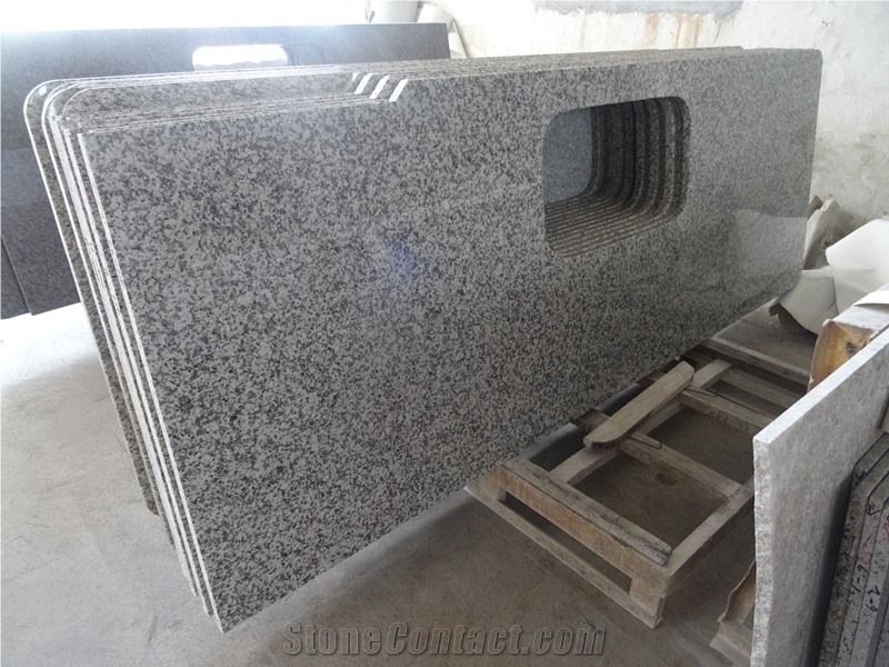 Cheapest Price,High Quality,Own Factory G439/China Bianco Sardo/Big White Flower/Puning White Granite Kitchen Countertops/Bar Tops/Worktops/Island Tops/Desk Tops/Bench Tops