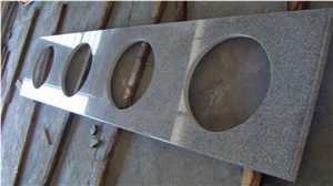 Hot Sale,Cheapest Price High Quality Own Factory Direct G603/Bianco Gamma/China Cristall/China Grey/China Sardinia/Crystal Grey/Gamma White Granite Bathroom Tops/Vanity Tops for Project/Hotel/House