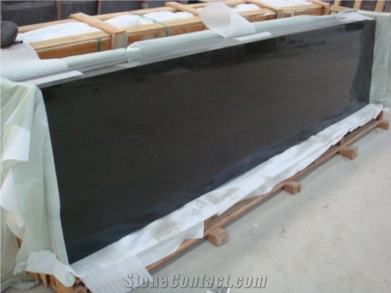 Own Factory Chinese Shanxi Black/Absolute Black Granite Kitchen Countertops/Bench Tops/Bar Top/Worktops/Island Tops/Desk Tops for Project/Hotel/House