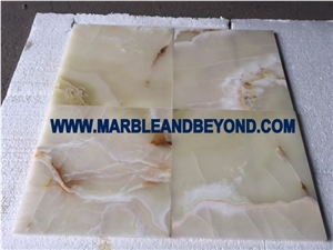 Light Green Onyx Tiles & Slabs, Polished Onyx Flooring Tiles, Walling Tiles