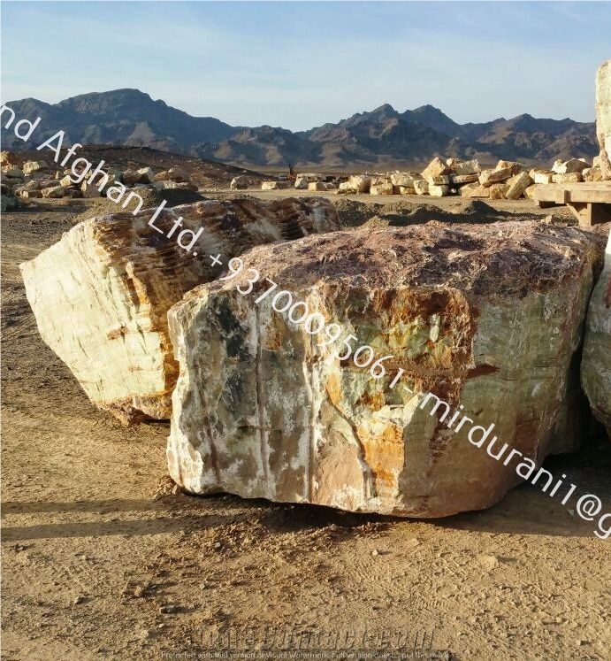 Afghanistan White Onyx Block