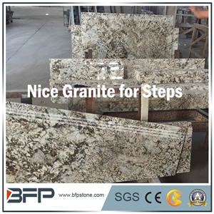 Beautiful Natural Granite Stairs/Step&Risers/Tread&Riser for Hourse Decoration