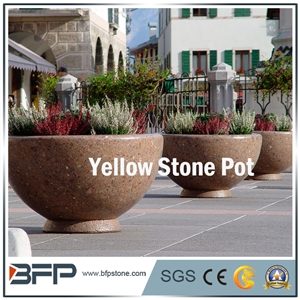 Flower Pots, Flower Vases, Flower Planters, Granite Garden Decoration, Landscaping, Exterior Landscaping