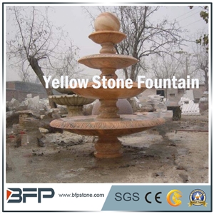 Marble Fountain, Graden Fountain, Exterior Decoration, Sculptured Fountain, Carved Fountain