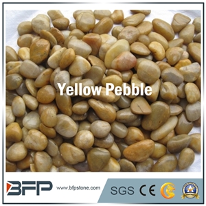 Yellow River Stone, Normal Polished, Yellow Pebble