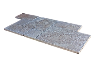 Noce Travertine Roman Pattern