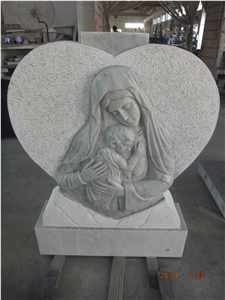 Carrara White Marble Angel Monuments