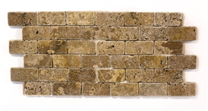 Rustic Noce Travertine Mosaic Tiles Rustic Noce Travertine Mosaic Tiles