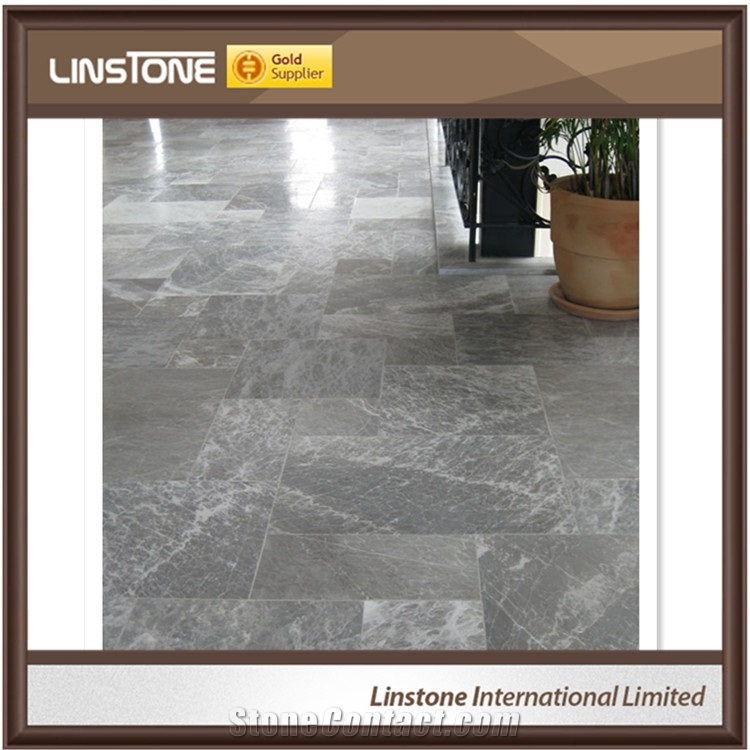 Nordic Grey Marble Compound Tile Flooring, Turkey Grey Marble