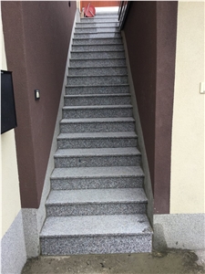 Granite Rosa Beta Staircase