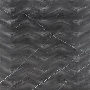Montagna V02902-17 Nero Marquina 3d Cnc Wall Dimensional Tiles