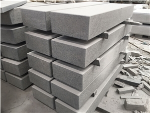 G603 Sesame White Grey Granite Kerbstone