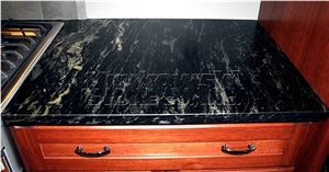 Aqua Grantique Gneiss Brushed Countertops