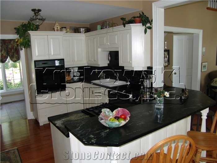 Aqua Grantique Gneiss Brushed Countertops