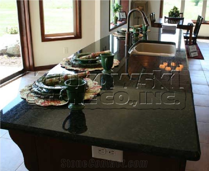 Aqua Grantique Polished Countertops
