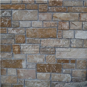 Highland Brown Bed-Face Ashlar, Thin Veneers
