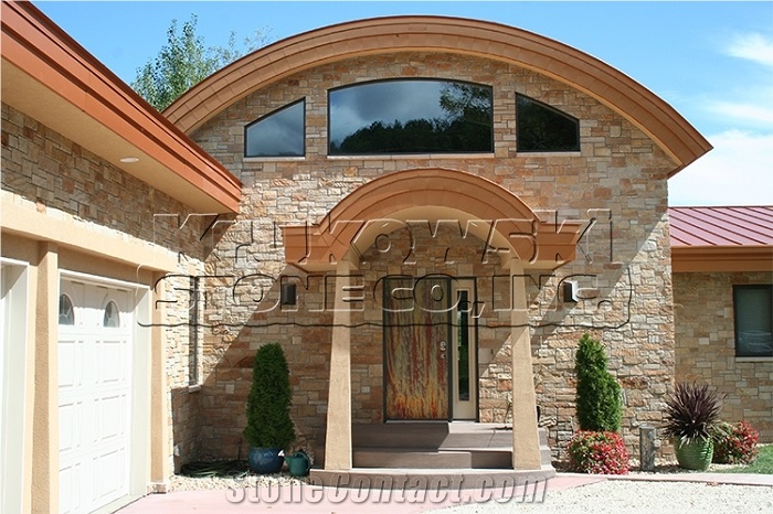 Highland Brown Bed-Face Ashlar, Thin Veneers