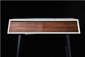 Nordst White Marble Console Table