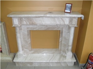 Daino Reale Marble Fireplace Mantel